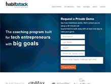 Tablet Screenshot of habitstack.com